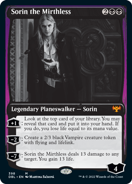 Sorin the Mirthless [Innistrad: Double Feature] | D20 Games