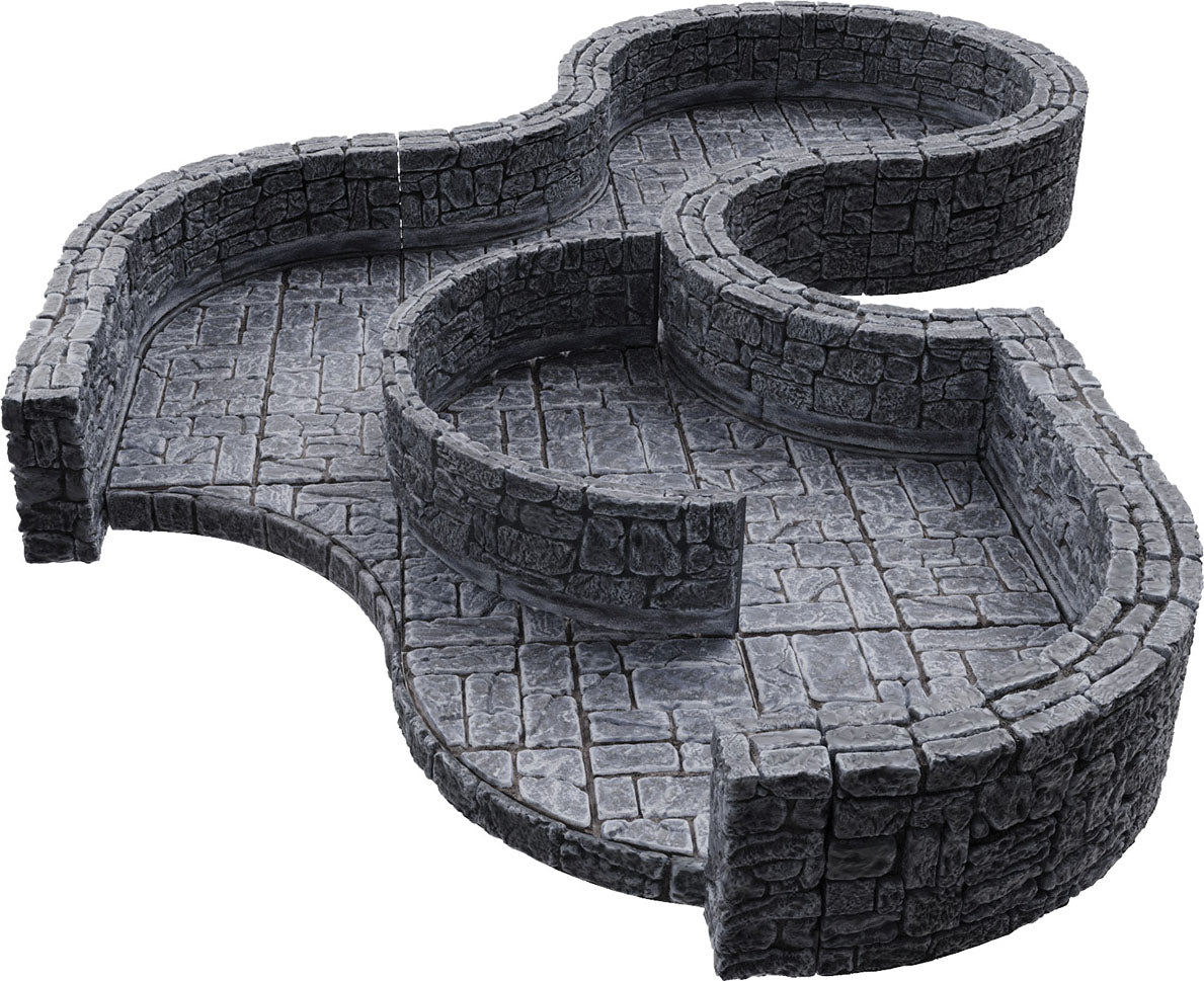WarLock Tiles: Dungeon Tile III - Curves | D20 Games