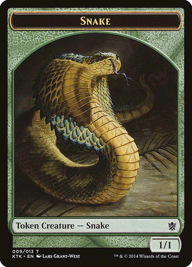 Snake [Khans of Tarkir Tokens] | D20 Games