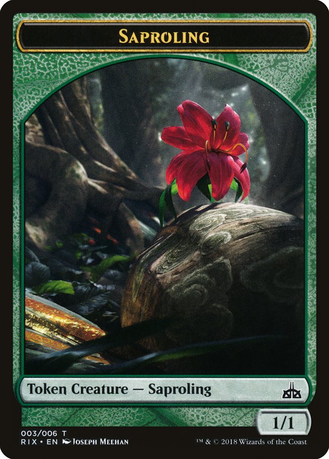 Saproling [Rivals of Ixalan Tokens] | D20 Games