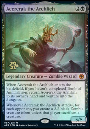 Acererak the Archlich [Dungeons & Dragons: Adventures in the Forgotten Realms Prerelease Promos] | D20 Games
