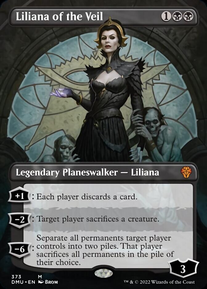 Liliana of the Veil (Borderless) [Dominaria United] | D20 Games