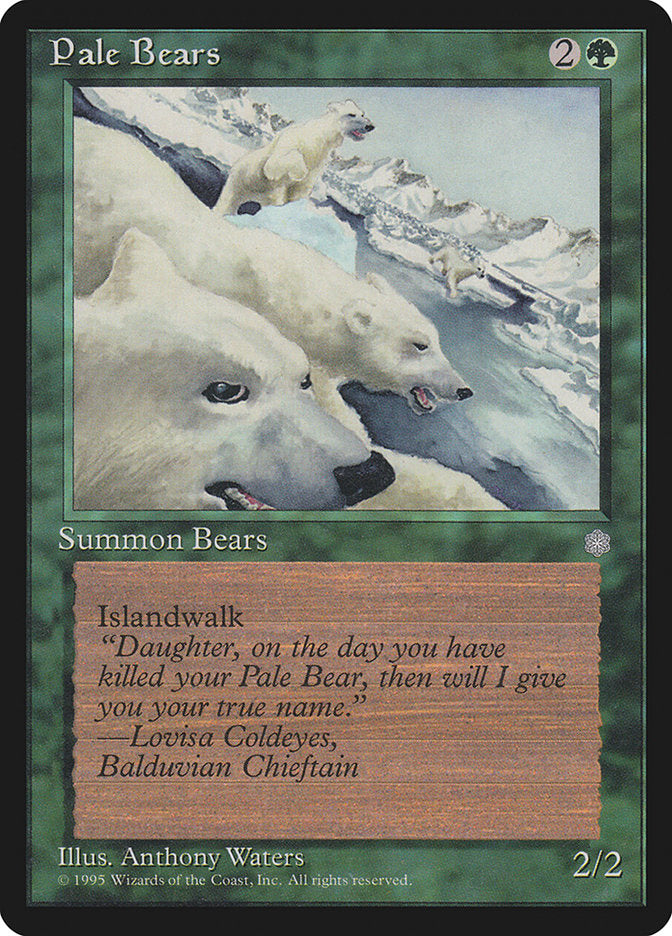 Pale Bears [Ice Age] | D20 Games