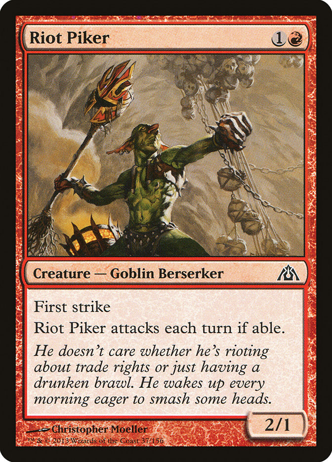 Riot Piker [Dragon's Maze] | D20 Games