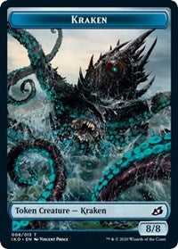 Kraken // Human Soldier (004) Double-sided Token [Ikoria: Lair of Behemoths Tokens] | D20 Games