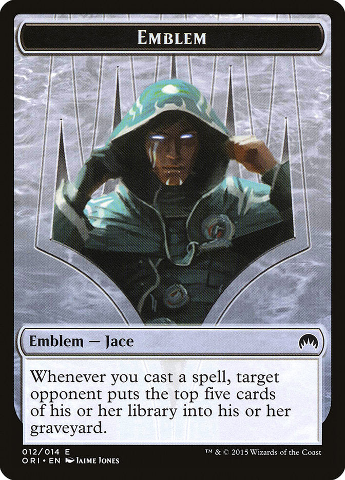 Jace, Telepath Unbound Emblem [Magic Origins Tokens] | D20 Games