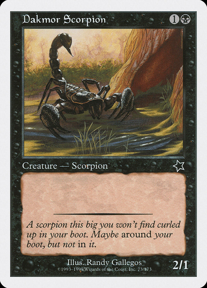 Dakmor Scorpion [Starter 1999] | D20 Games