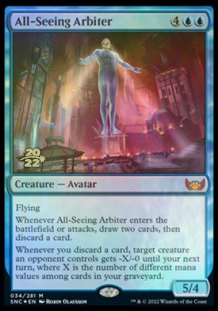 All-Seeing Arbiter [Streets of New Capenna Prerelease Promos] | D20 Games