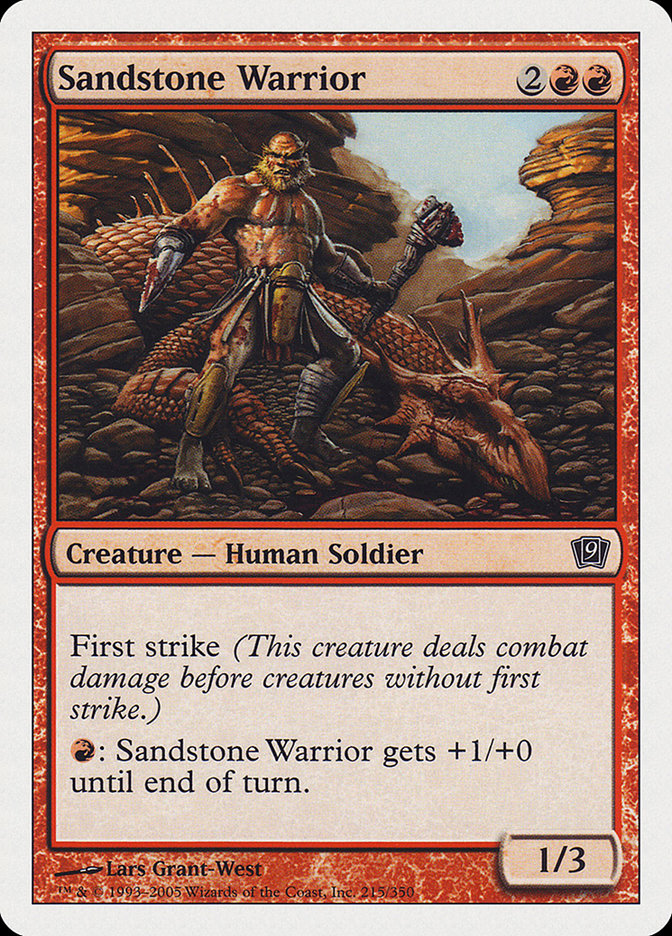 Sandstone Warrior [Ninth Edition] | D20 Games