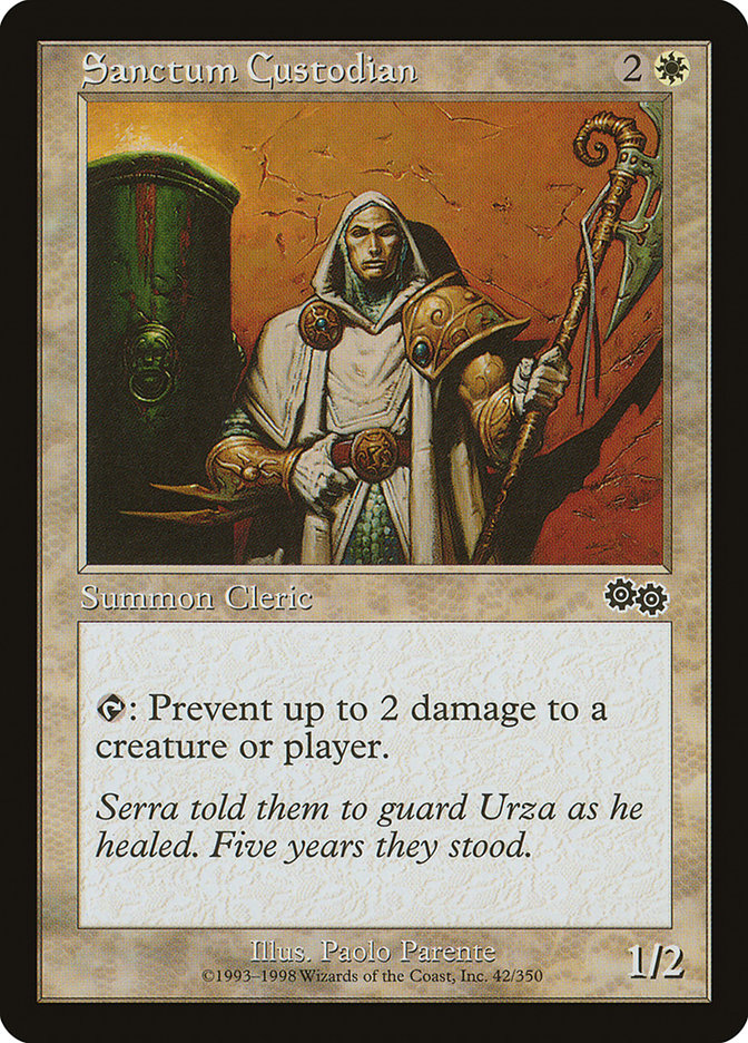 Sanctum Custodian [Urza's Saga] | D20 Games