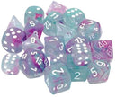 Nebula: 12mm d6 Wisteria/white Luminary Dice Block (36 dice) 27945