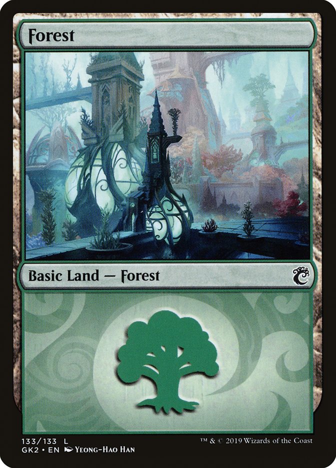 Forest (133) [Ravnica Allegiance Guild Kit] | D20 Games