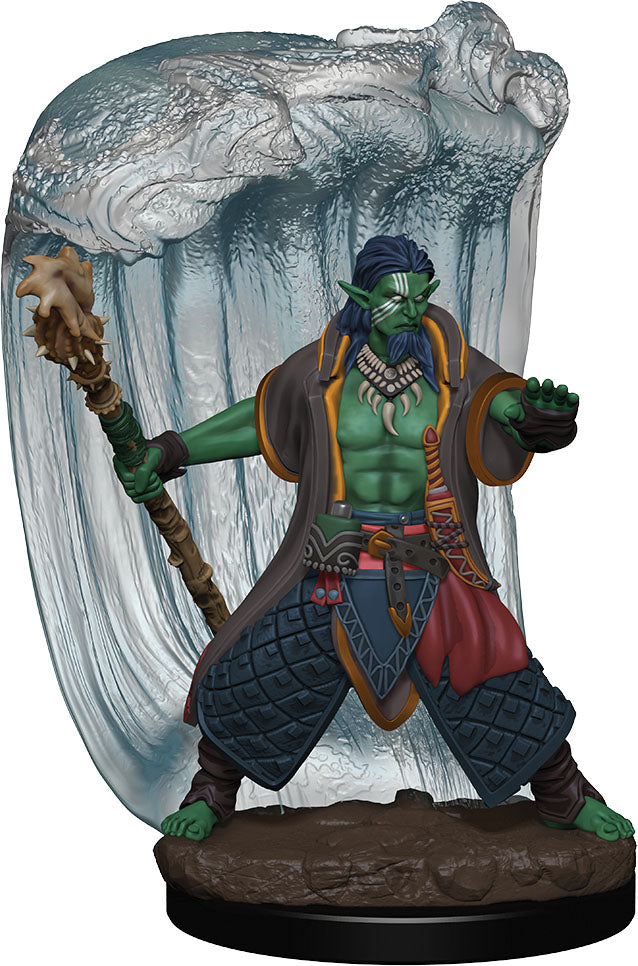 Dungeons & Dragons Fantasy Miniatures: Icons of the Realms Premium Figures W6 Water Genasi Druid Male | D20 Games