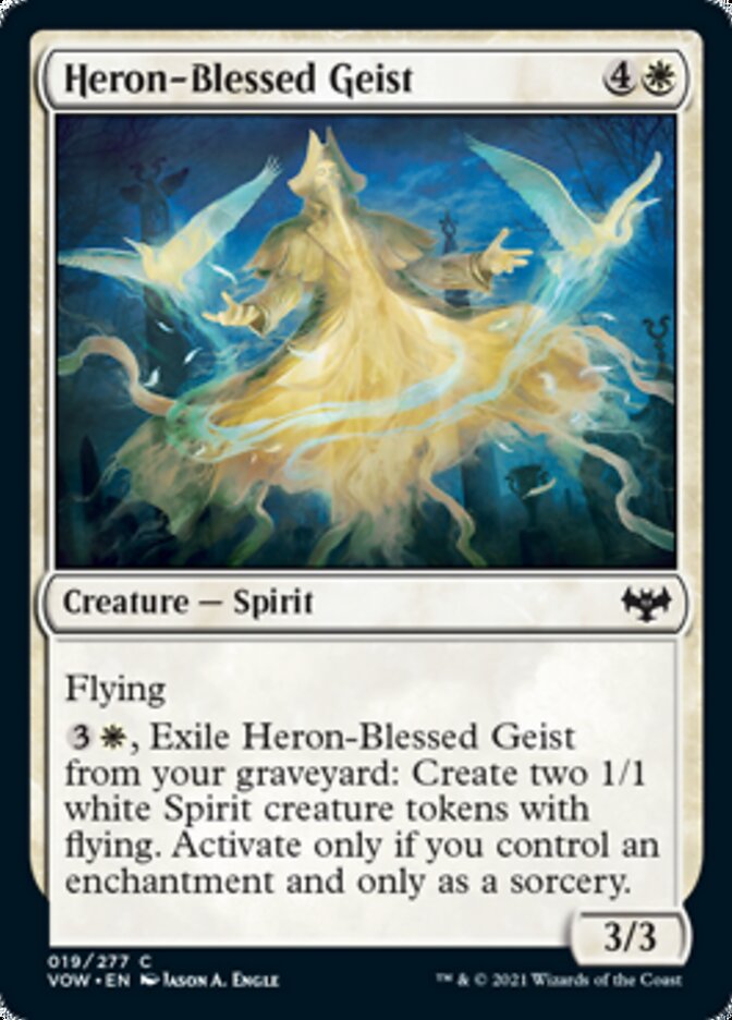 Heron-Blessed Geist [Innistrad: Crimson Vow] | D20 Games