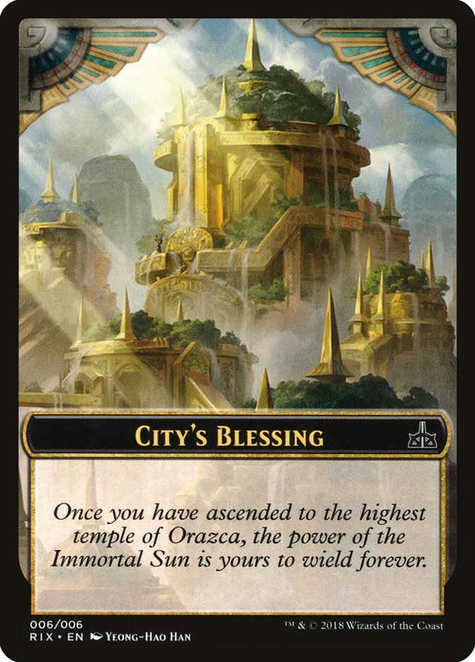 City's Blessing [Rivals of Ixalan Tokens] | D20 Games