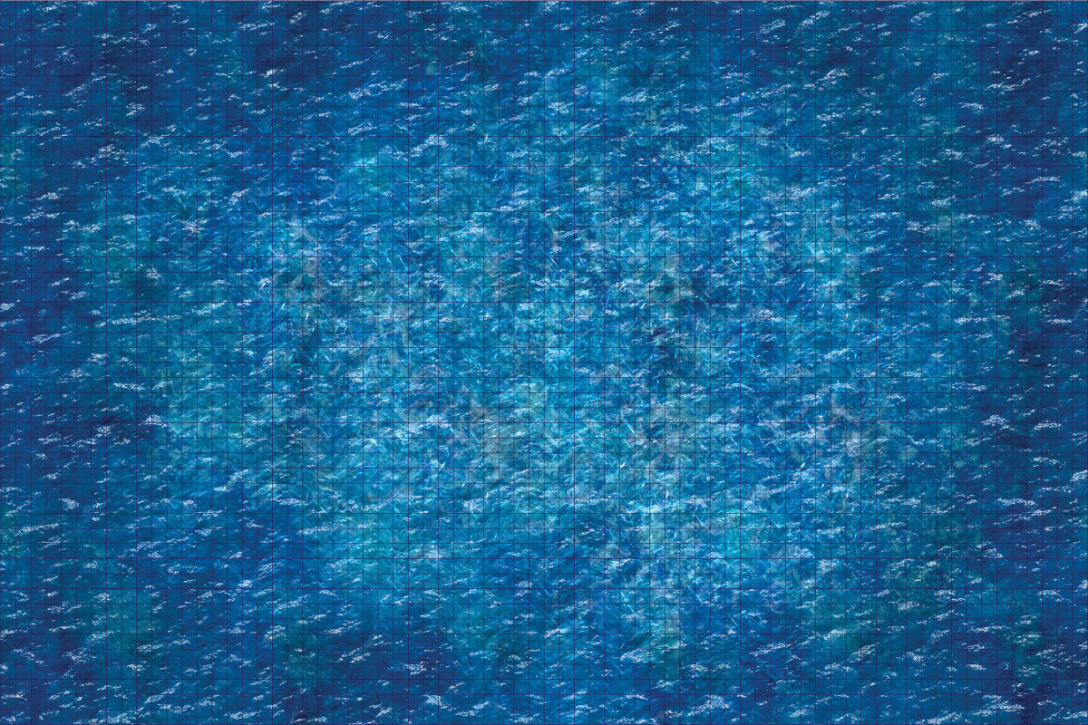 Dungeons & Dragons Fantasy Miniatures: Icons of the Realms Ocean Battle Mat | D20 Games