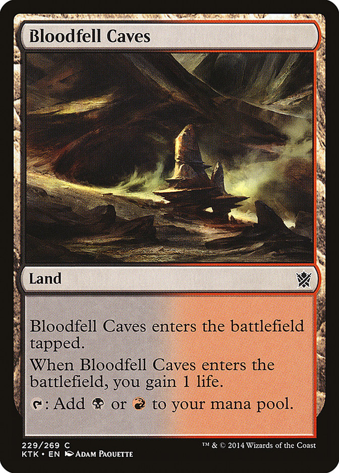 Bloodfell Caves [Khans of Tarkir] | D20 Games