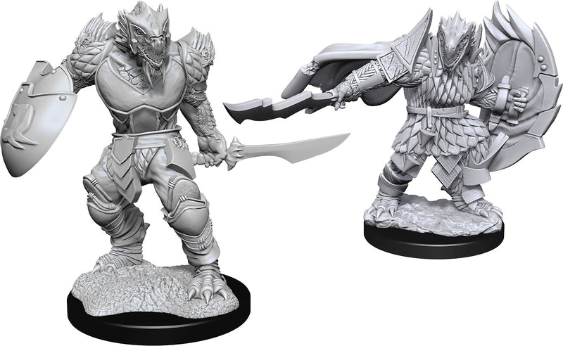 Dungeons & Dragons Nolzur`s Marvelous Unpainted Miniatures: Dragonborn Fighter Male