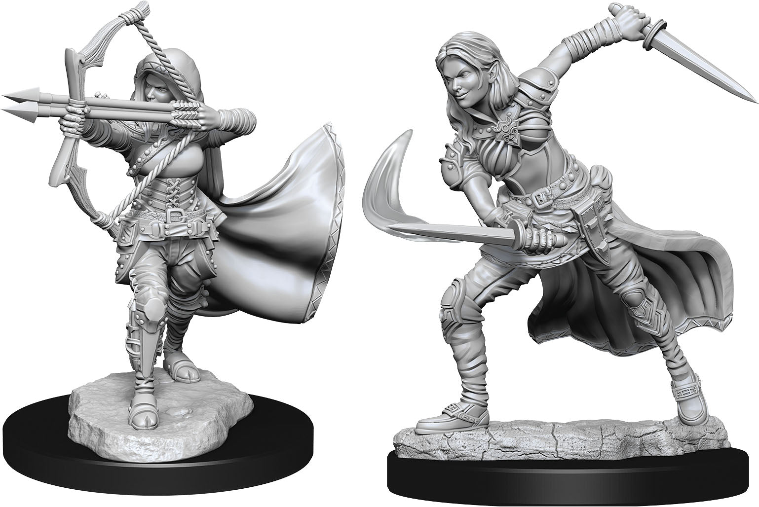 Dungeons & Dragons Nolzur`s Marvelous Unpainted Miniatures: Air Genasi Female | D20 Games
