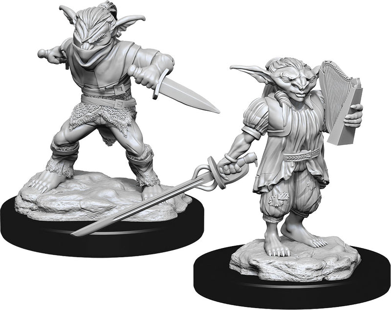 Dungeons & Dragons Nolzur`s Marvelous Unpainted Miniatures: Male Goblin Rogue & Female Goblin Bard
