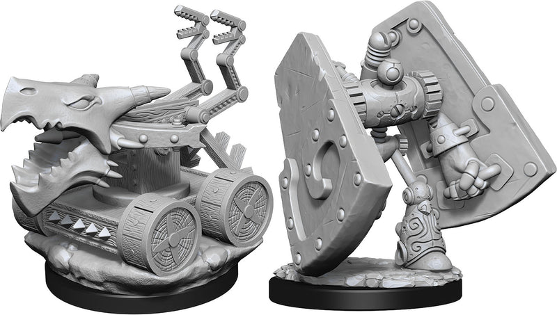 Dungeons & Dragons Nolzur`s Marvelous Unpainted Miniatures: Stone Defender & Oaken Bolter