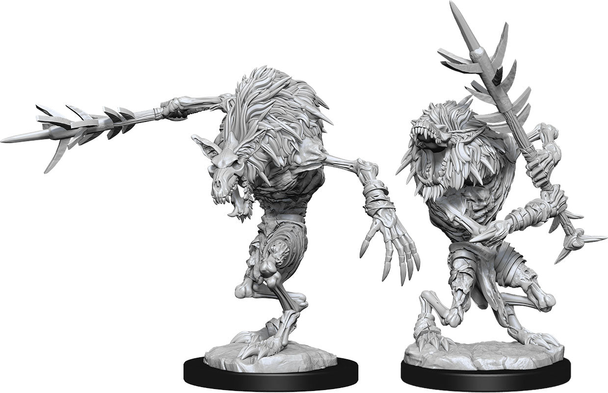 Dungeons & Dragons Nolzur`s Marvelous Unpainted Miniatures: Gnoll Witherlings | D20 Games