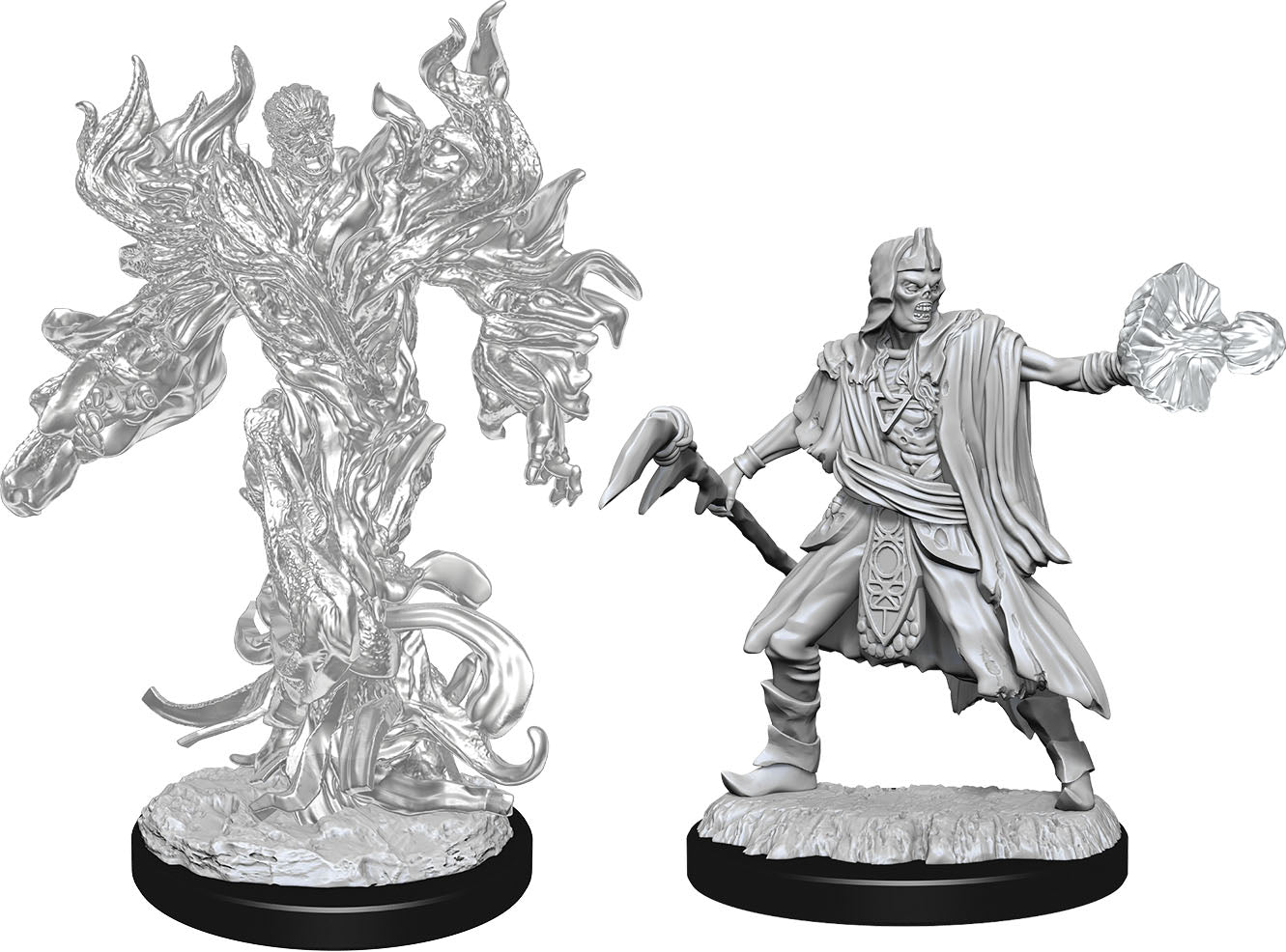 Dungeons & Dragons Nolzur`s Marvelous Unpainted Miniatures: Allip & Deathlock | D20 Games