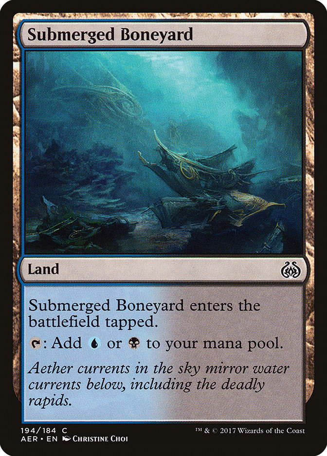 Submerged Boneyard [Aether Revolt] | D20 Games