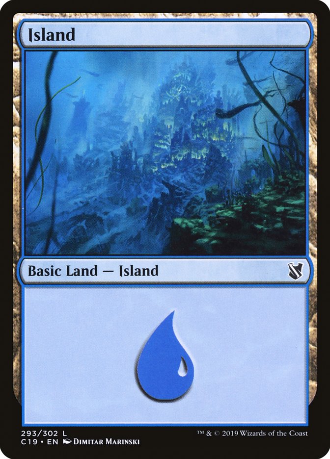 Island (293) [Commander 2019] | D20 Games