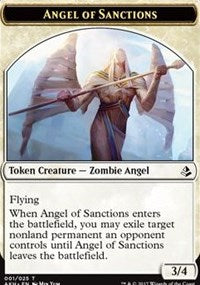 Angel of Sanctions // Drake Token [Amonkhet Tokens] | D20 Games