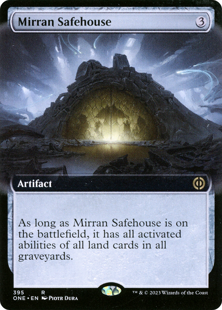 Mirran Safehouse (Extended Art) [Phyrexia: All Will Be One] | D20 Games