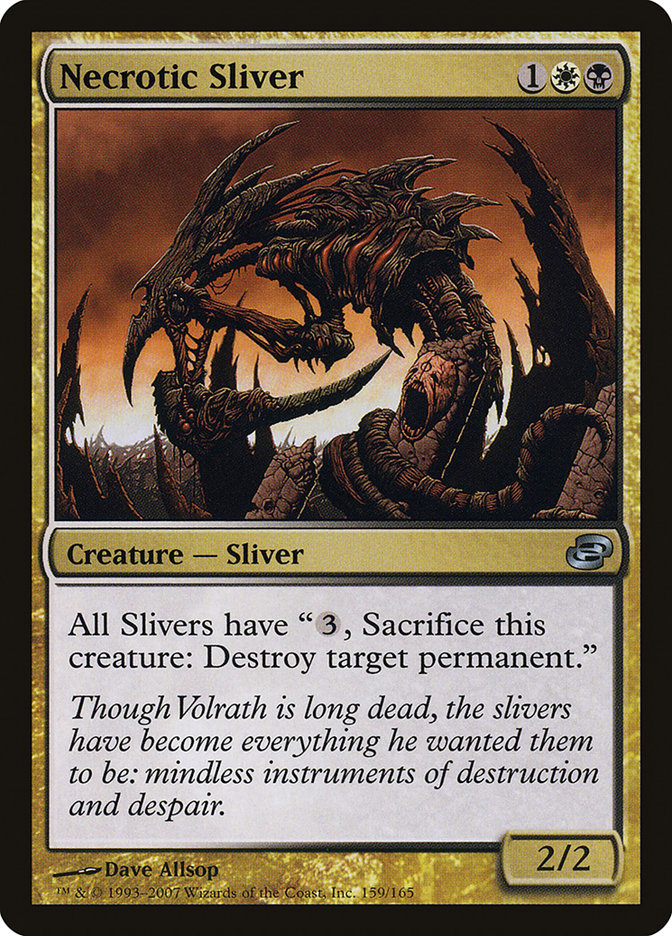 Necrotic Sliver [Planar Chaos] | D20 Games