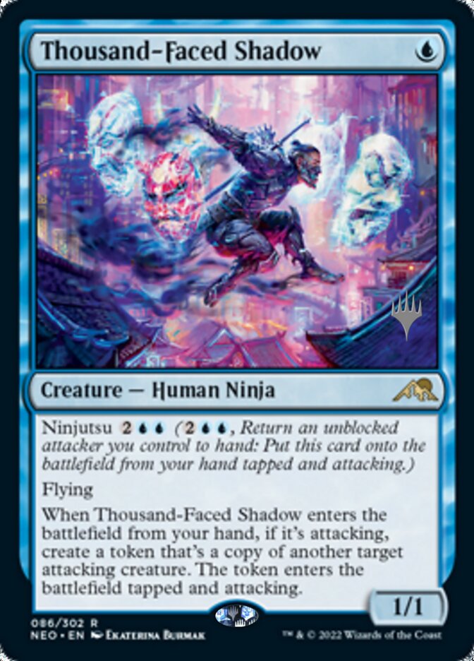 Thousand-Faced Shadow (Promo Pack) [Kamigawa: Neon Dynasty Promos] | D20 Games
