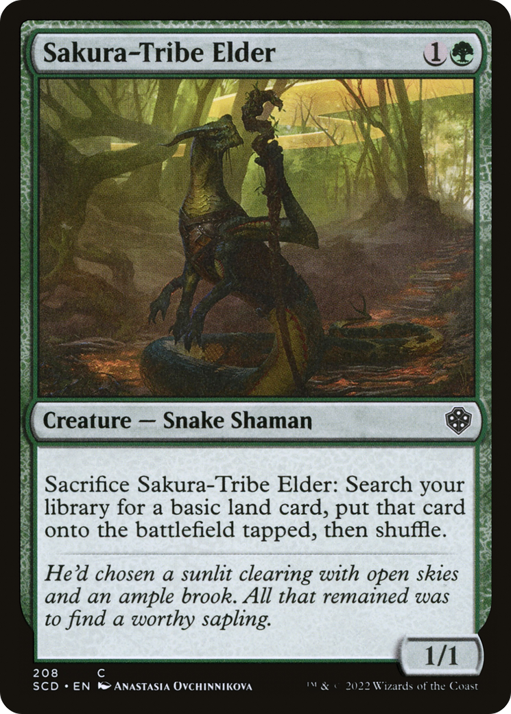 Sakura-Tribe Elder [Starter Commander Decks] | D20 Games