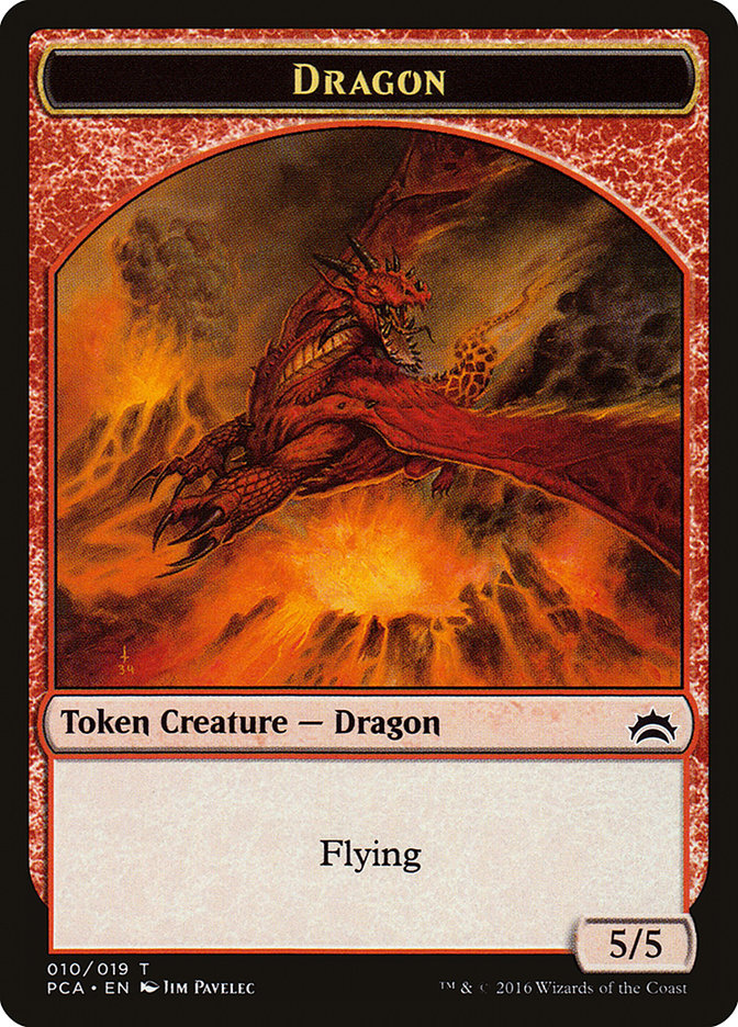 Dragon [Planechase Anthology Tokens] | D20 Games