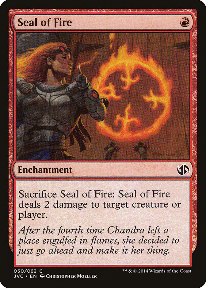 Seal of Fire [Duel Decks Anthology] | D20 Games