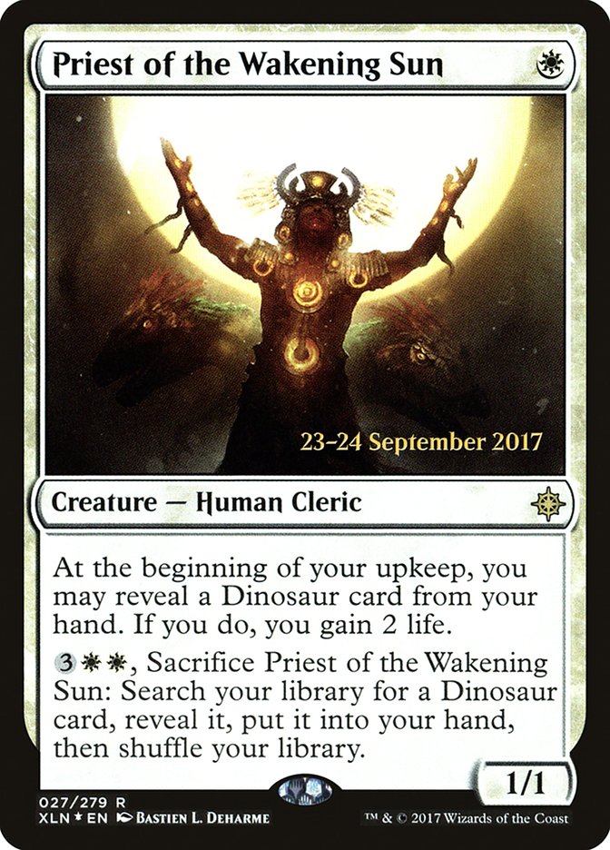 Priest of the Wakening Sun  [Ixalan Prerelease Promos] | D20 Games