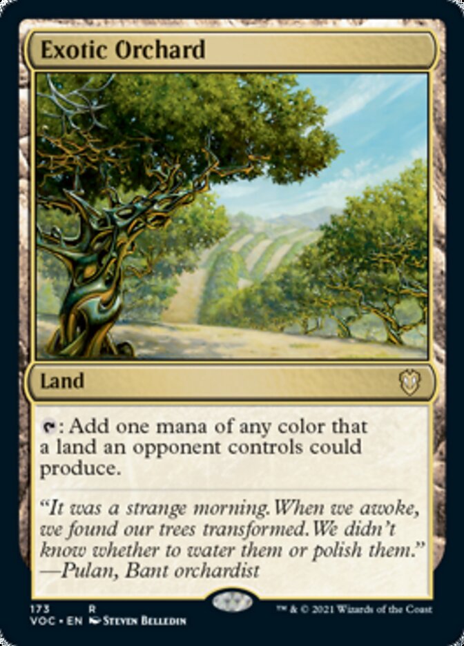 Exotic Orchard [Innistrad: Crimson Vow Commander] | D20 Games