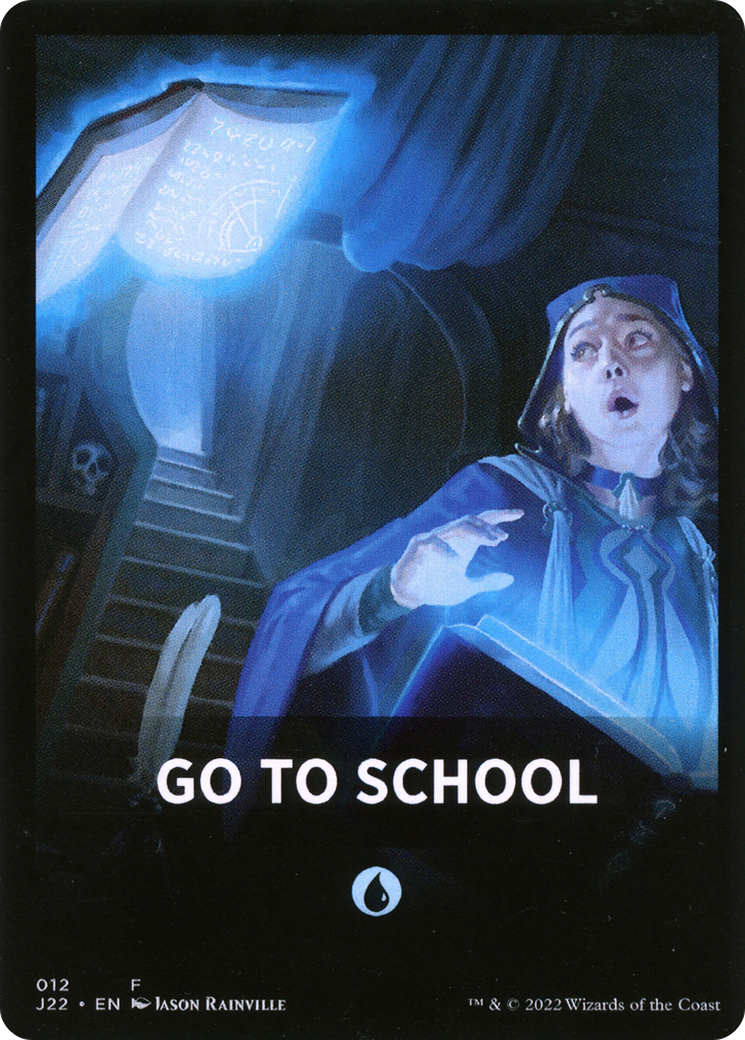 Go to School Theme Card [Jumpstart 2022 Front Cards] | D20 Games