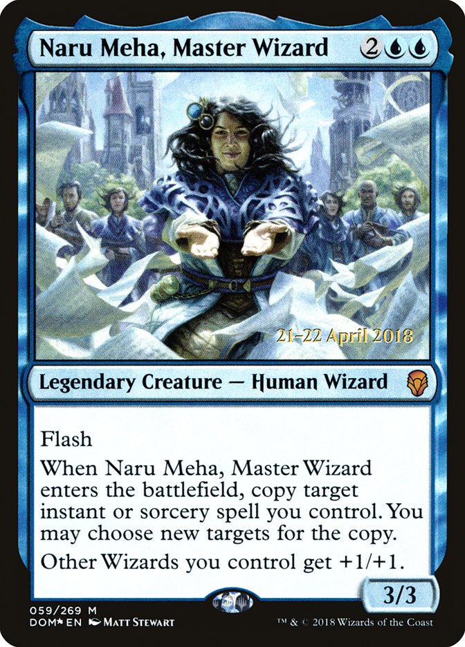 Naru Meha, Master Wizard  [Dominaria Prerelease Promos] | D20 Games