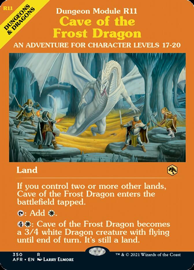 Cave of the Frost Dragon (Dungeon Module) [Dungeons & Dragons: Adventures in the Forgotten Realms] | D20 Games