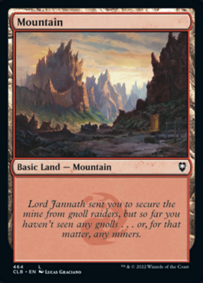 Mountain (464) [Commander Legends: Battle for Baldur's Gate] | D20 Games