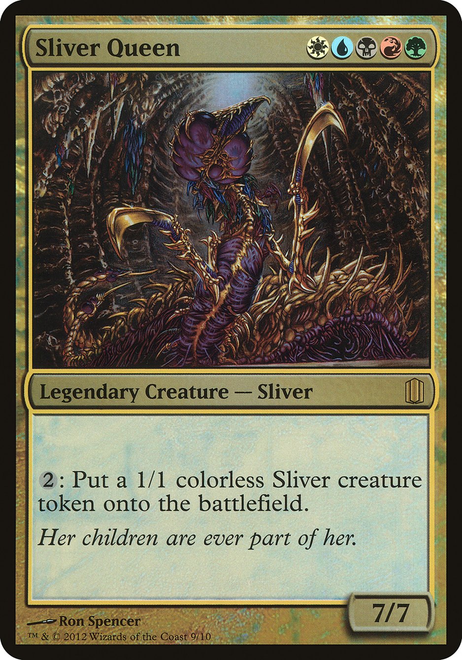 Sliver Queen (Oversized) [Commander's Arsenal Oversized] | D20 Games