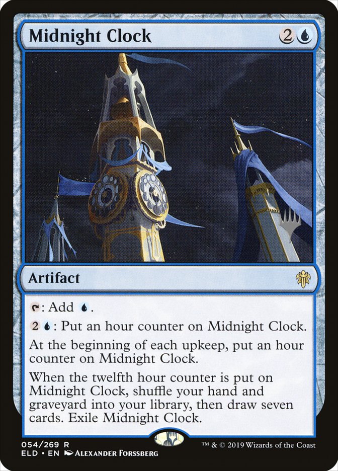 Midnight Clock (Promo Pack) [Throne of Eldraine Promos] | D20 Games