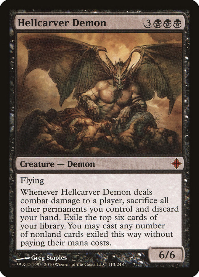 Hellcarver Demon [Rise of the Eldrazi] | D20 Games