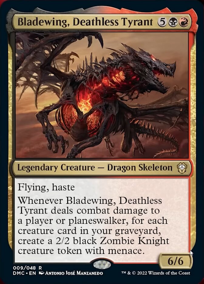 Bladewing, Deathless Tyrant [Dominaria United Commander] | D20 Games