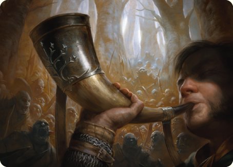 Horn of Gondor Art Card [The Lord of the Rings: Tales of Middle-earth Art Series] | D20 Games