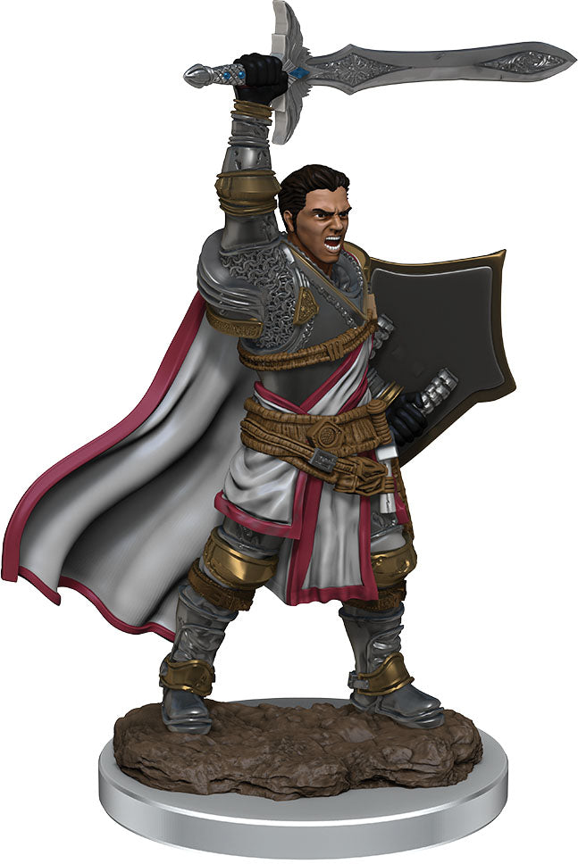Dungeons & Dragons Fantasy Miniatures: Icons of the Realms Premium Figures W7 Male Human Paladin | D20 Games