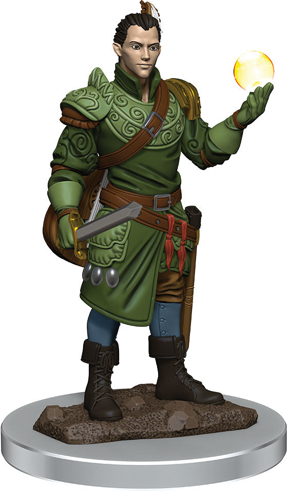 Dungeons & Dragons Fantasy Miniatures: Icons of the Realms Premium Figures W7 Male Half-Elf Bard | D20 Games