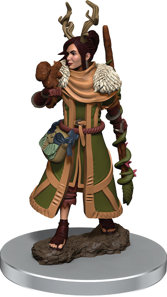 Dungeons & Dragons Fantasy Miniatures: Icons of the Realms Premium Figures W7 Female Human Druid | D20 Games